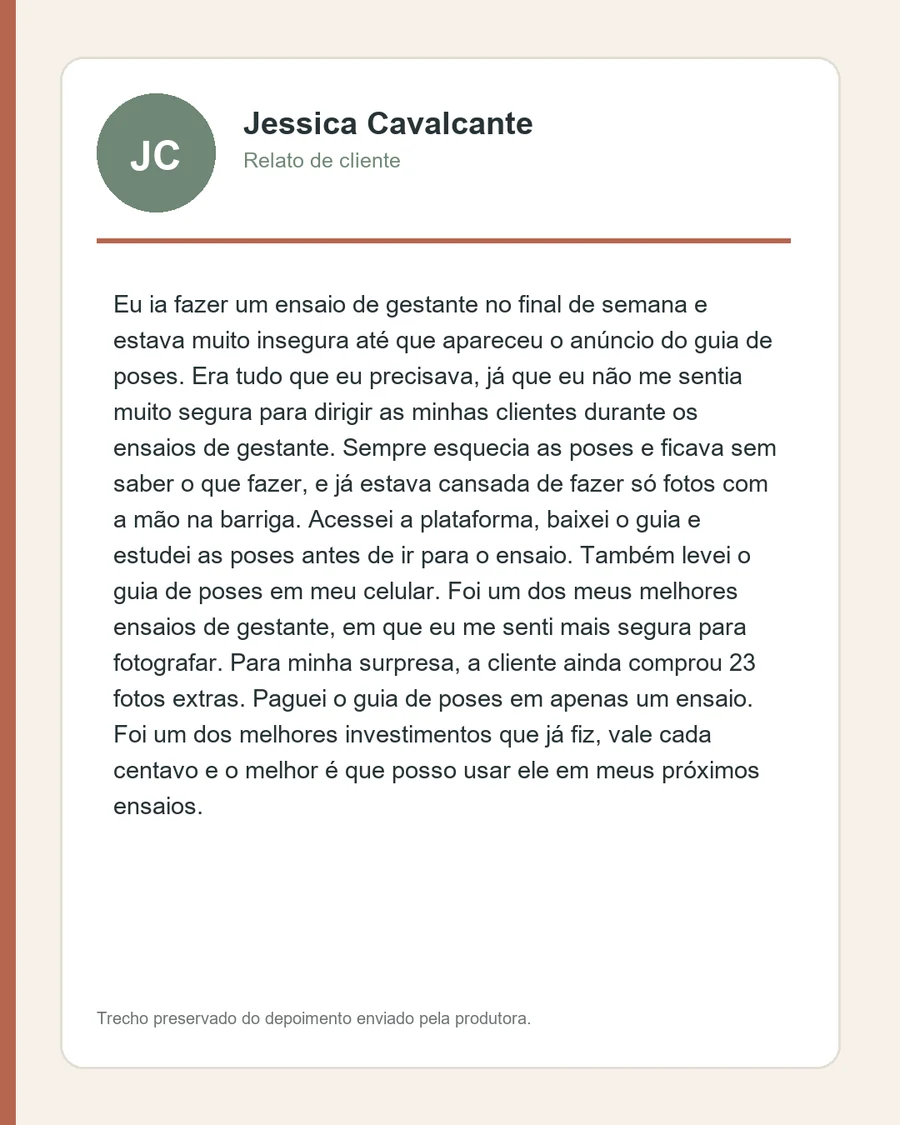 Depoimento de Jessica Cavalcante