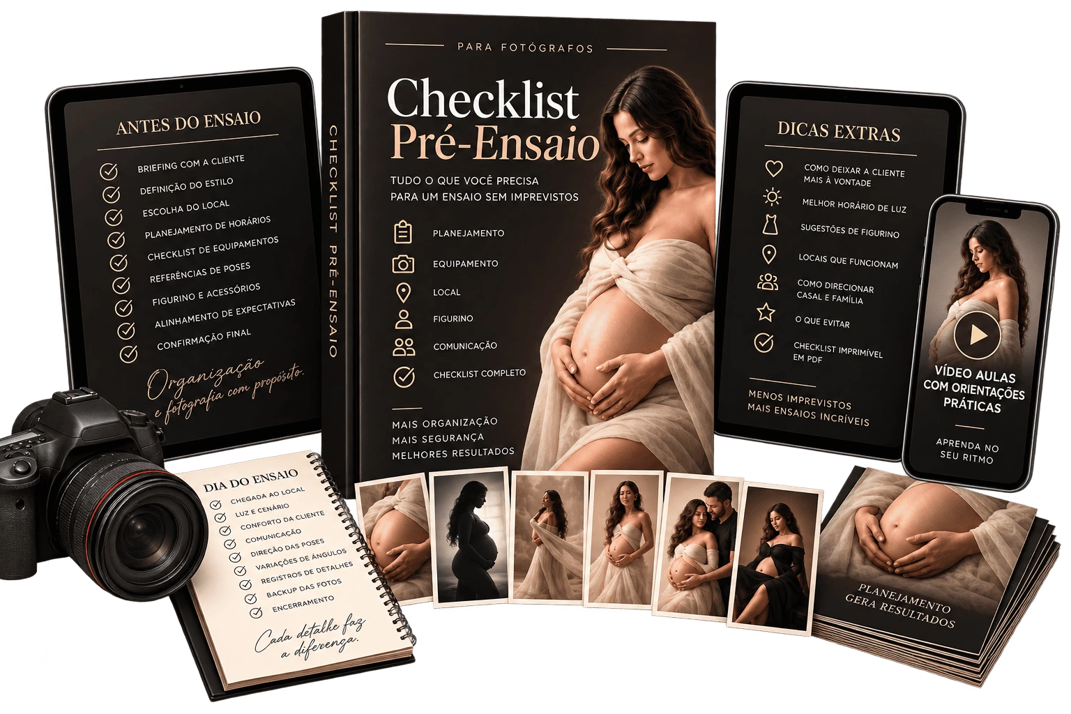 Apresentação visual do Checklist Profissional para Gestantes